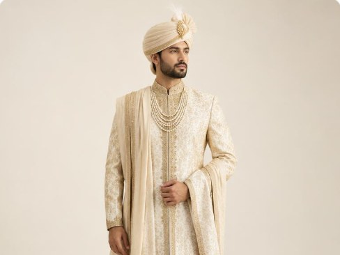 For the Groom — Sherwanis, Jodhpuris, Indo-western, suits in Borsad